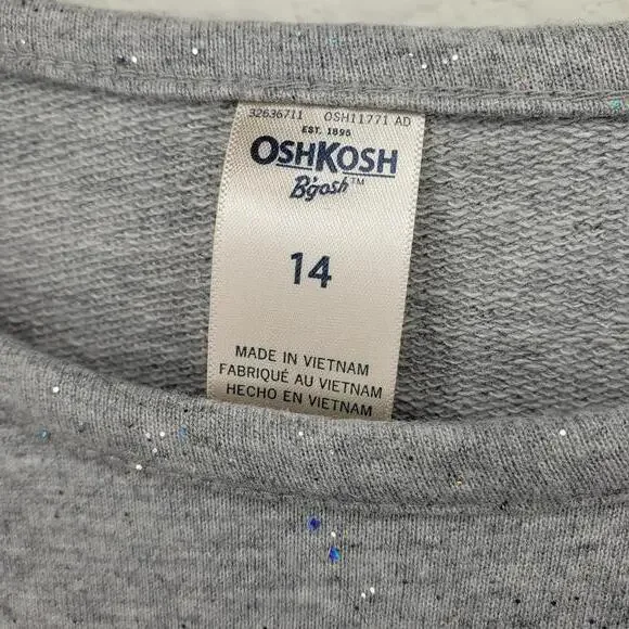 Osh Kosh B'gosh Kids Sz 14 Glitter Drop Waist Tutu Dress (1703) - Picture 6 of 7